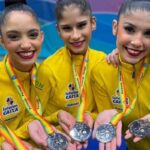 Brasileiras levam prata em etapa da Copa do Mundo de Ginástica Rítmica