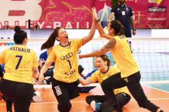 Seleção de vôlei sentado é bronze em torneio preparatório para Paris