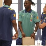 Vini Jr, Militão e Rodrygo se apresentam à seleção brasileira nos EUA