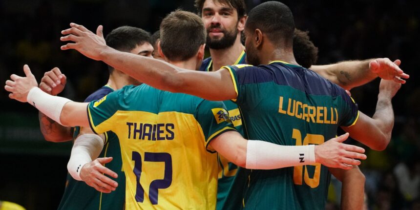 Definidos os 12 convocados da seleção masculina de vôlei para Paris