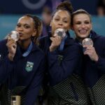 Equipe feminina conquista bronze na ginástica artística em Paris