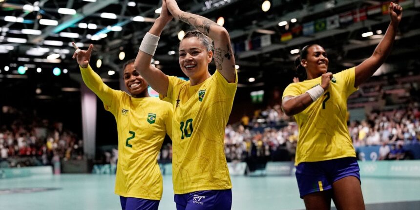 Handebol: Brasil estreia em Paris com vitória impecável contra Espanha