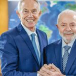 Lula e Tony Blair conversam sobre G20 e combate a extremismo