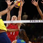 Brasil perde para os EUA e disputará bronze no vôlei feminino