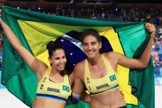 Duda e Ana Patrícia garantem medalha para o Brasil no vôlei de praia