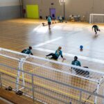 Seleções feminina e masculina de goalball fazem 1º treino em Paris