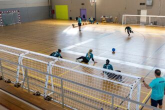 Seleções feminina e masculina de goalball fazem 1º treino em Paris