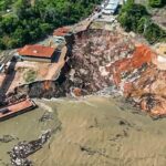 Porto em Manacapuru, no Amazonas, desaba em meio a obras