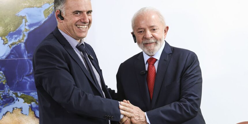 Lula recebeu hoje presidente eleito do Uruguai no Palácio do Planalto