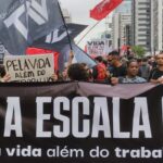 Manifestantes vão às ruas pelo fim da escala de trabalho 6x1