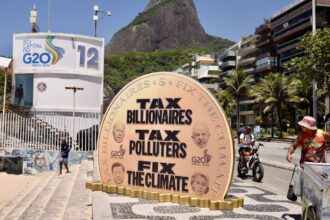 RJ: protesto pede taxação de super-ricos para financiar combate à fome