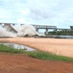 Operação implode o que sobrou da ponte entre Maranhão e Tocantins