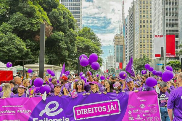 Caminhada na Avenida Paulista busca conscientização sobre epilepsia