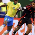 Vinicius Júnior decide e Brasil derrota Colômbia pelas Eliminatórias