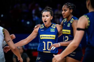 Ana Cristina lidera vitória brasileira pela Liga das Nações de vôlei