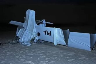 Avião de pequeno porte cai nos Lençóis Maranhenses e deixa dois mortos