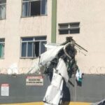 Avião de bimotor cai e bate em prédio em Belo Horizonte