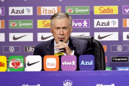 Carlo Ancelotti pede que torcida confie nos 26 convocados para a Copa