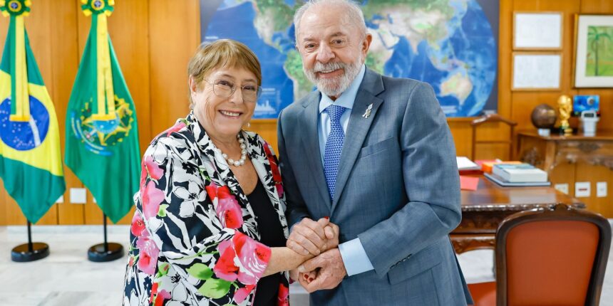 Lula recebe Michelle Bachelet e reafirma apoio para ela chefiar ONU