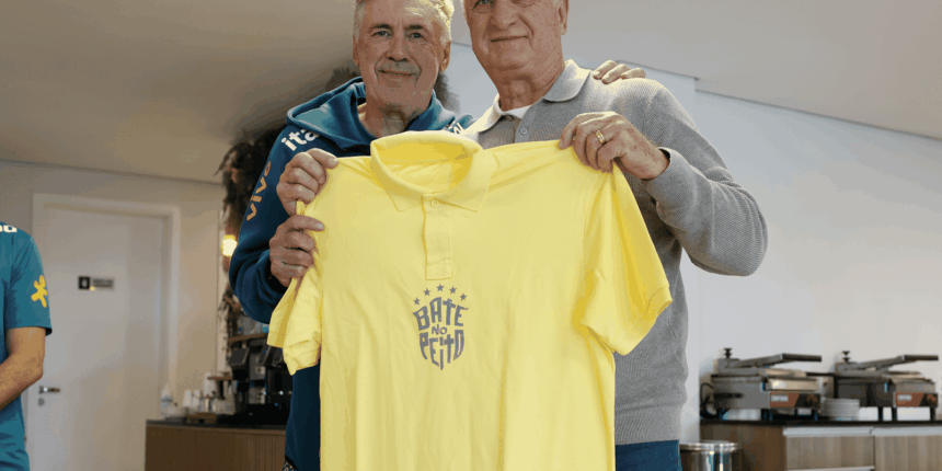 Pentacampeão com a seleção, Felipão é homenageado na Granja Comary