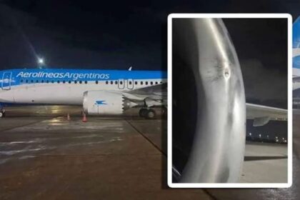 Avião de companhia argentina identifica impacto de drone no Galeão