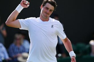 João Fonseca crava segunda vitória no Torneio de Wimbledon, em Londres