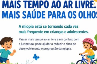 Oftalmologistas alertam para uso de telas e a miopia em crianças