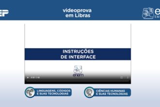 Plataforma Enem Libras ganha atualização com provas de 2017 a 2025