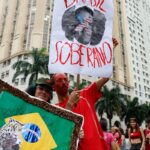 Estudantes fazem ato no Rio de Janeiro em defesa de voto em Lula